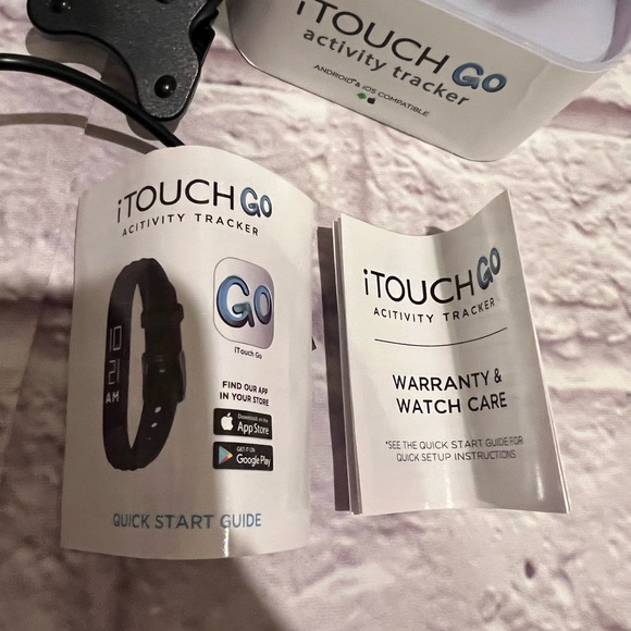 i TOUCH GO Activity Tracker peach & tie dye bands women and kids - Picture 3 of 8